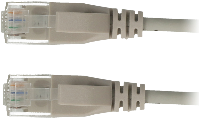 Patchkábel RJ45 U/UTP Cat6a 1,5 m szürke