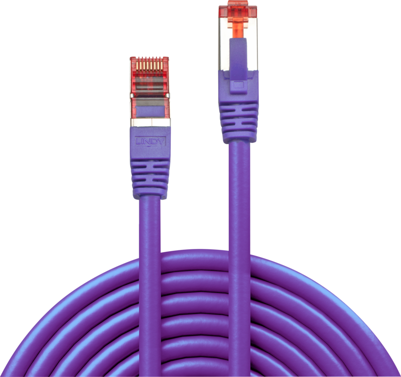 Patch Cable RJ45 S/FTP Cat6 10m Purple