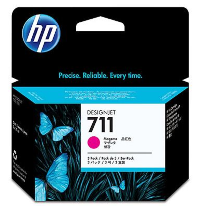 HP 711 Ink 29 ml Magenta 3-Pack