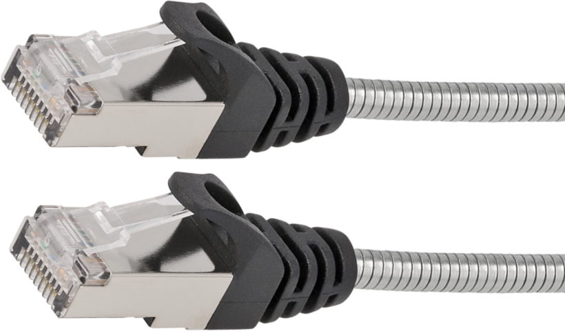 Patch kabel RJ45 U/FTP Cat6a 2m stríbrný