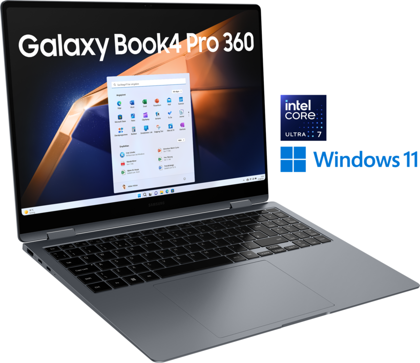 Samsung Book4 Pro 360 U7 16/512Go gris