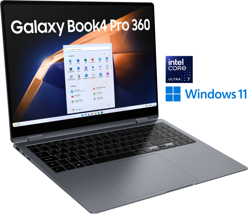 Samsung Book4 Pro 360 U7 16GB/1TB Grey