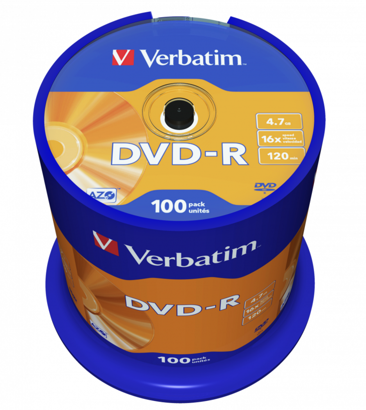 Verbatim DVD-R 4.7GB 16x SP 100-pack