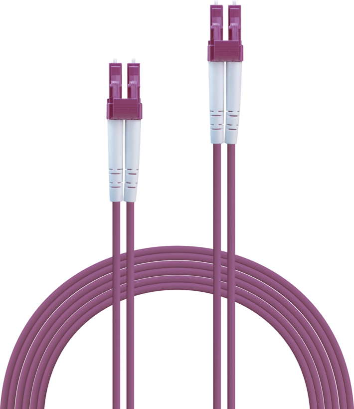 Cable patch dúplex FO LC-LC 2 m 50/125 µ