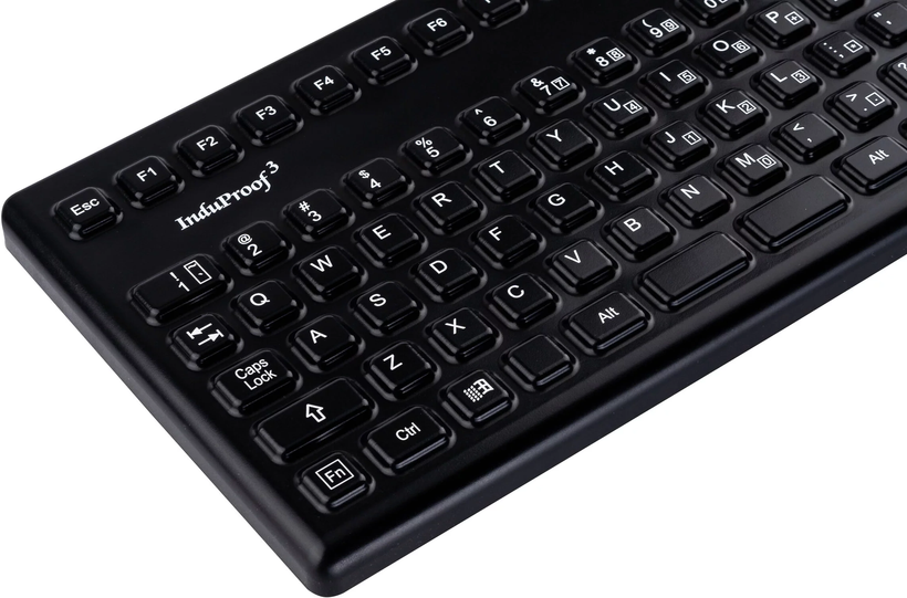 GETT InduProof 3 Silicone Keyboard Black