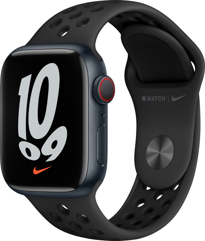 Apple Watch Nike S7 GPS+LTE 41 alu nuit