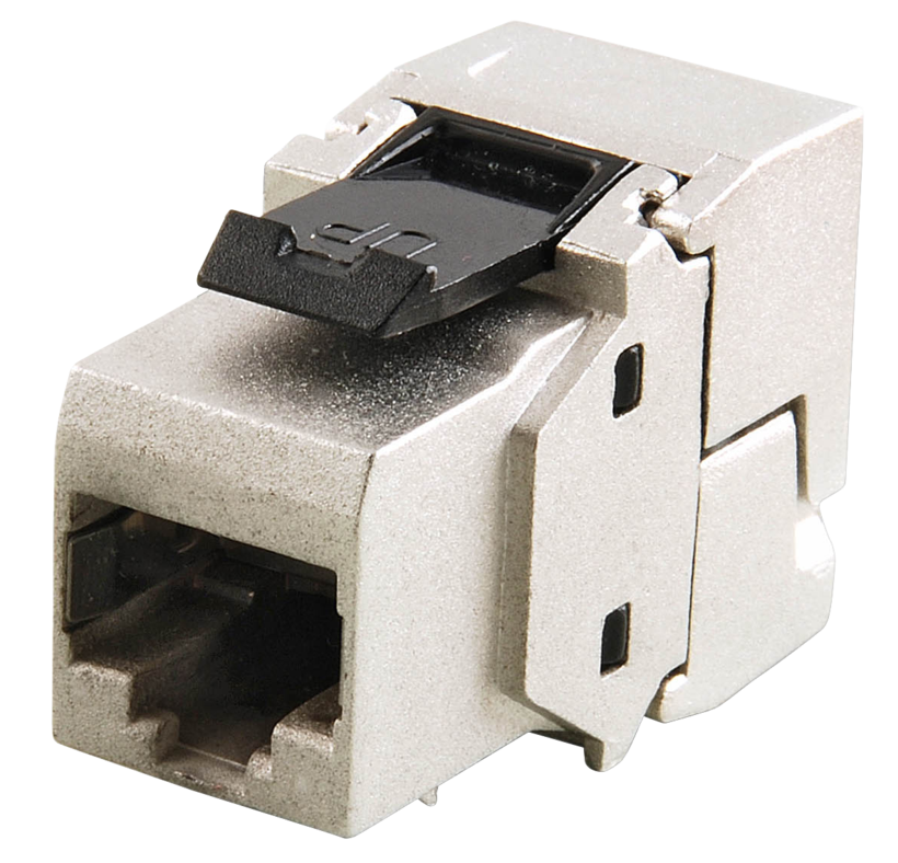 Keystone Jack STP 1 RJ-45 Cat6a