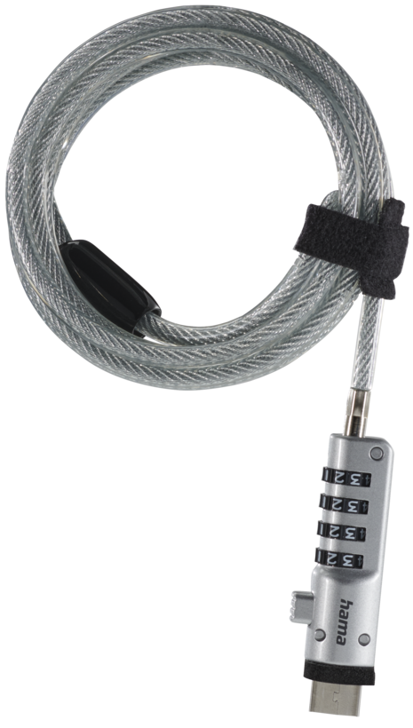 Cadenas USB combinaison 4 chiffres Hama