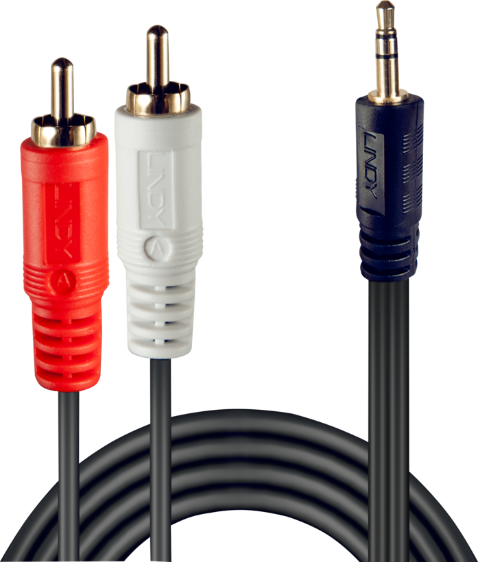 Audio Cable 3.5mm Jack/m-2x RCA/m 2m