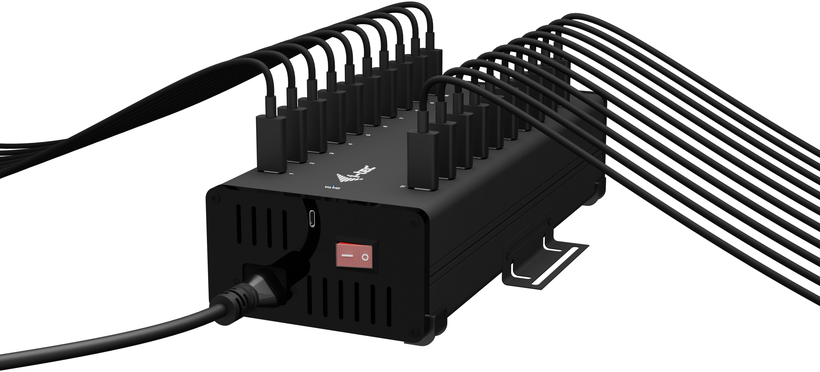 Station recharge USB i-tec 20 ports noir