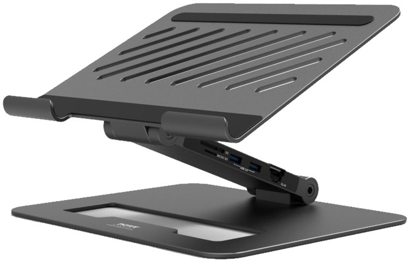 Port 2-in-1 Notebook Stand USB-C Docking