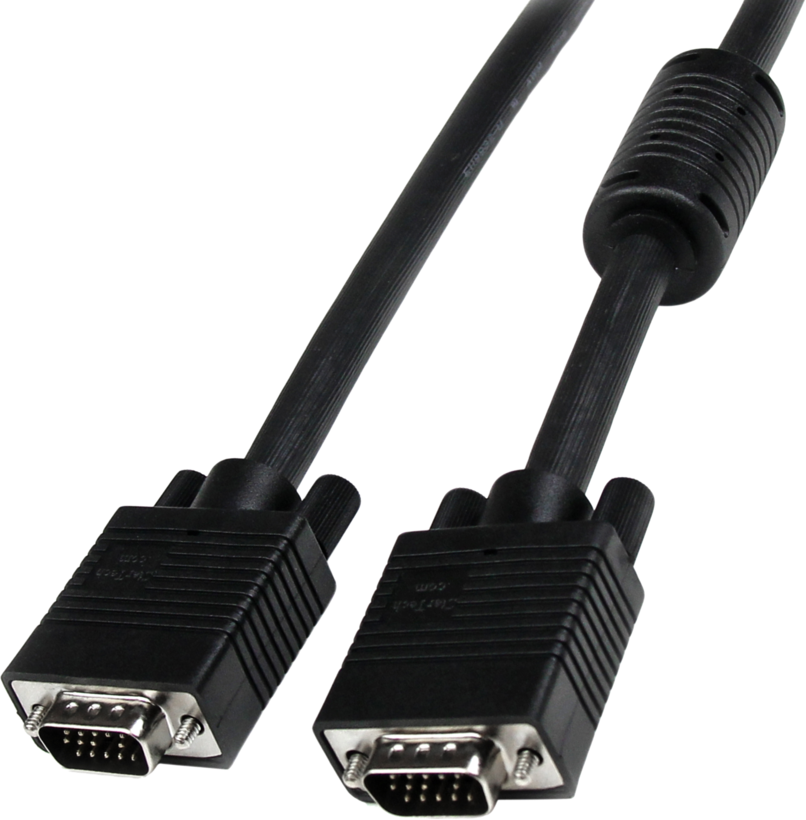 VGA Monitor Cable HD15/m-m 2m Black