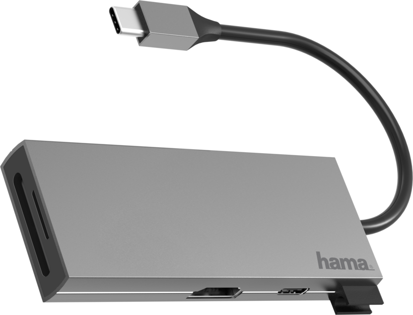 Hama USB Hub 3.0 3-port +HDMI+CardReader