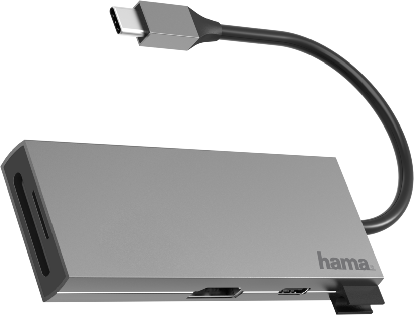 Hama Czytn.kart USB Hub 3.0 3-Port+HDMI+