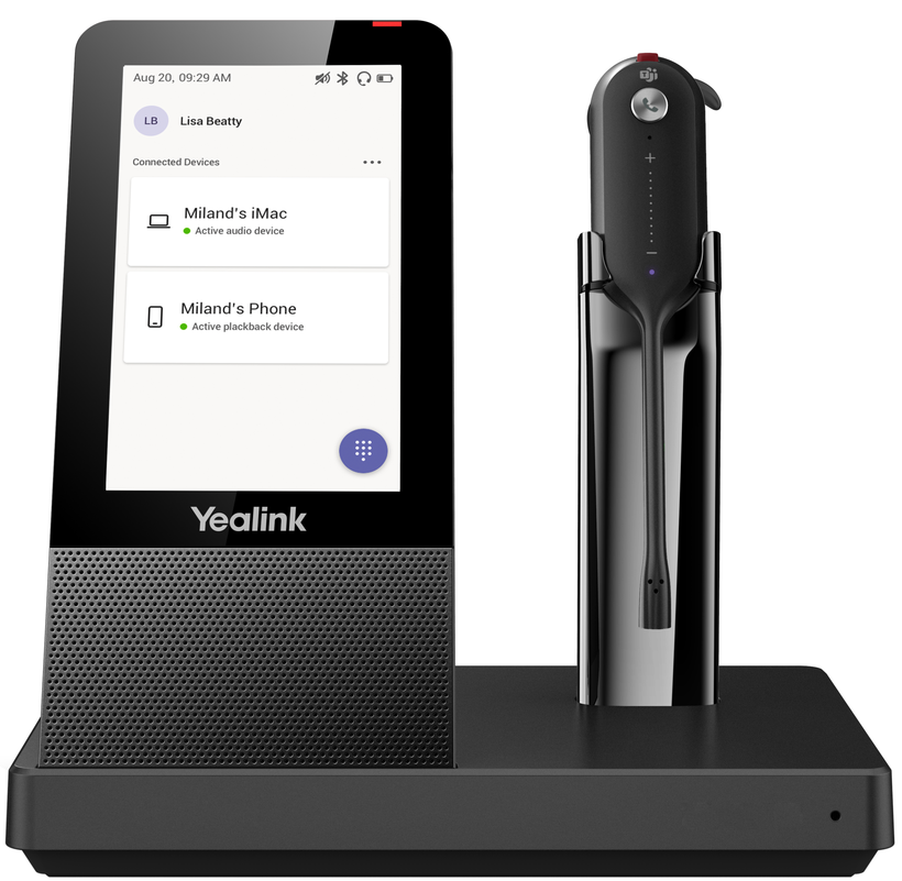 Micro-casque Yealink WH67 Teams DECT