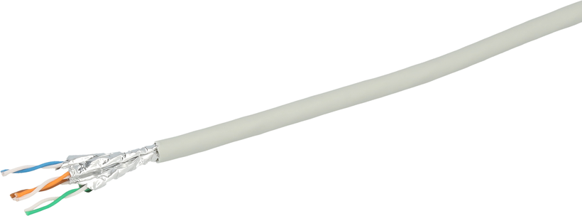 Datenkabel Cat7 flex. S/FTP 100 m grau