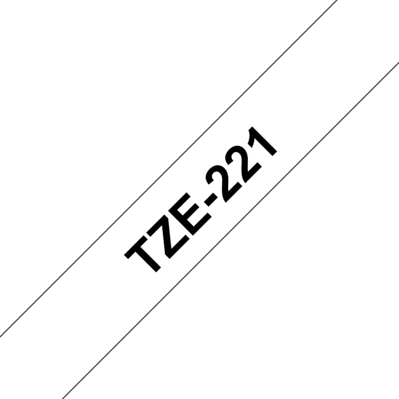 Brother TZe-221 9mmx8m Schriftband weiß