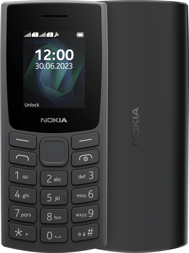 Nokia 105 4G 2023 DS Phone Black