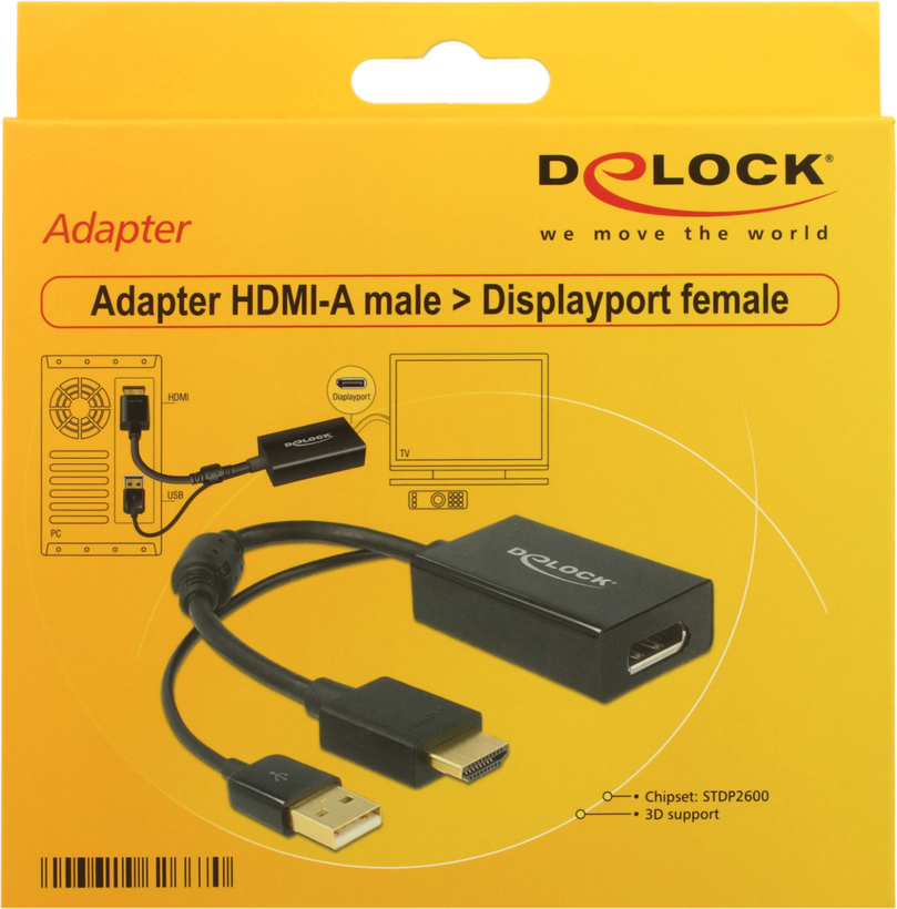 Delock HDMI - DisplayPort Adapter
