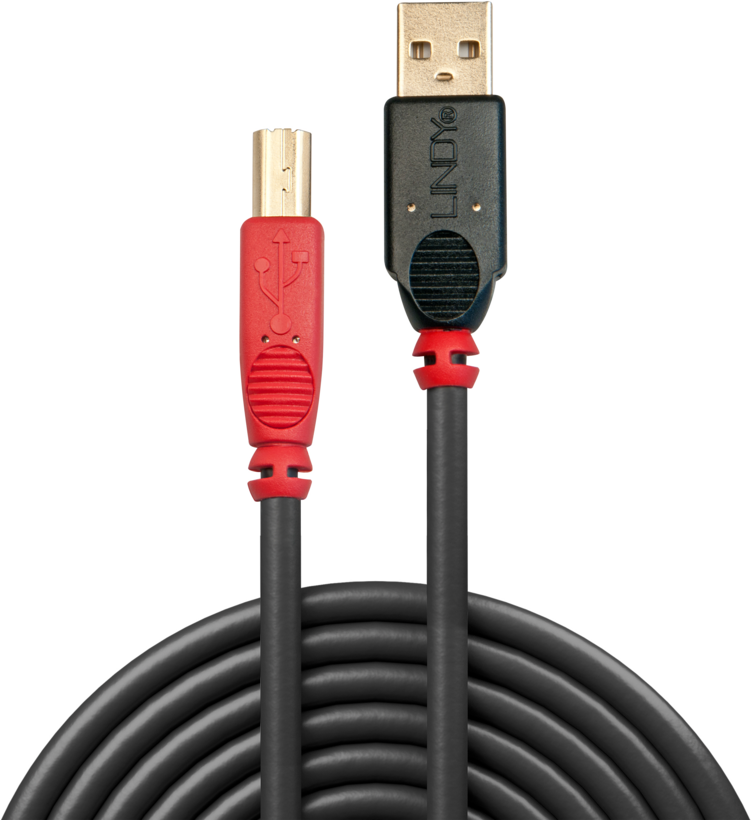 Cable activo USB 2.0 m(A)-m(B) 15 m