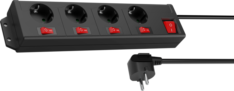 Power Strip 4-way 1.4m Switch