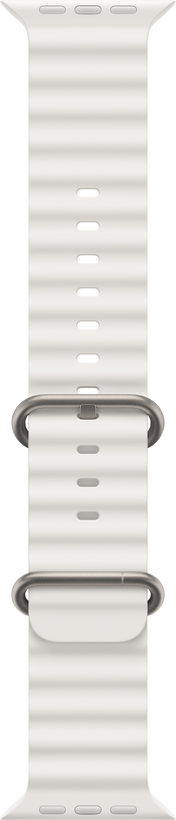 Cinturino Apple Watch Ocean 49 mm bianco