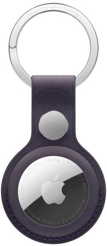 Apple AirTag FineWoven Key Ring Midnight