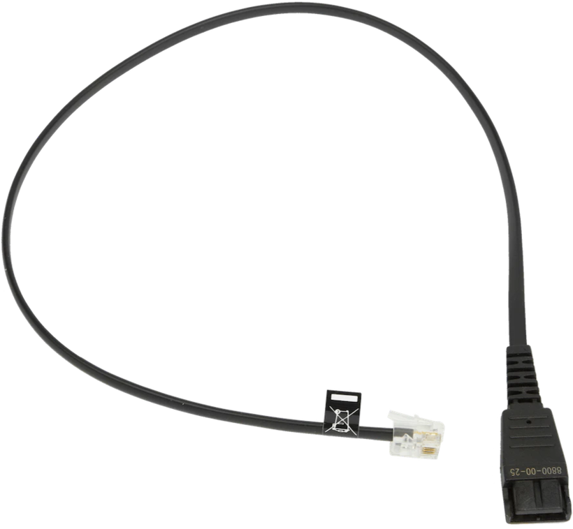 Jabra QD-RJ10 Extension Cord Straight