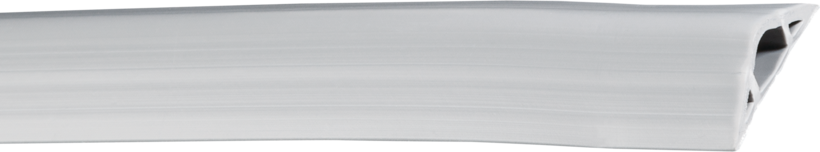 Gaine câbles semi-circ 70x21mm 1,8m gris