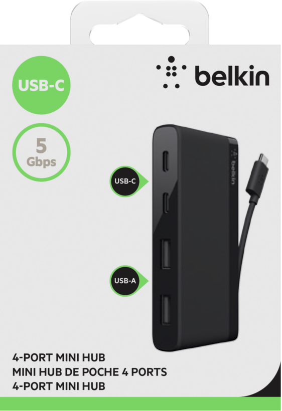 Hub USB 3.0 Belkin mini 4 ports