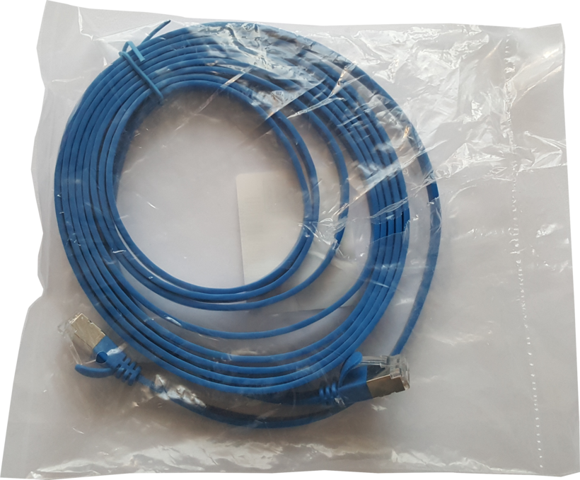 Patch Cable Flat RJ45 U/FTP Cat6a 1m