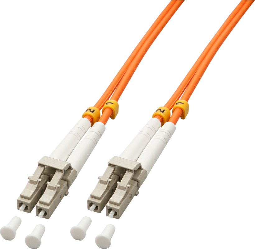 FO Duplex Patch Cable LC-LC 50/125µ 1m