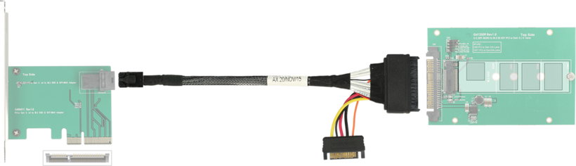 SAS Cable Ext. SFF8643 - SFF8639 0.75m