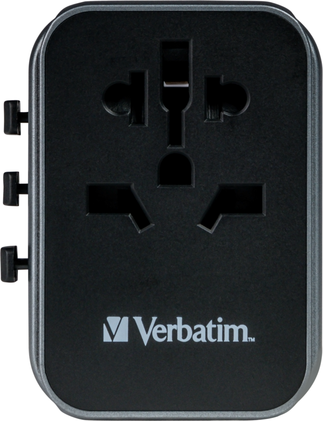 Adaptador viaje Verbatim World + 5x USB