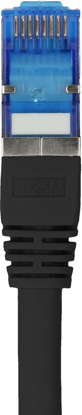 Patch Cable RJ45 S/FTP Cat6a 1.5m Black
