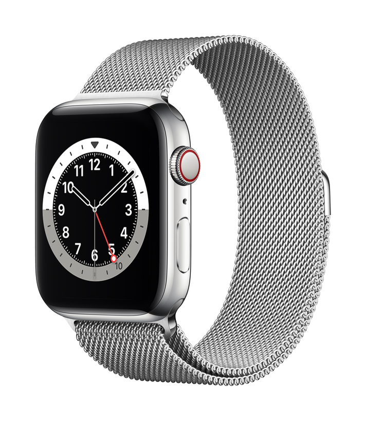 Buy Apple Watch S6 GPS LTE 44mm Steel Silver M09E3TY A