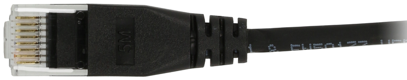 Patch Cable RJ45 U/UTP Cat6a 0.5m Black