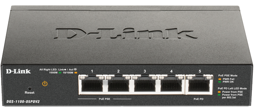 D-Link DGS-1100-05PDV2 PoE Switch