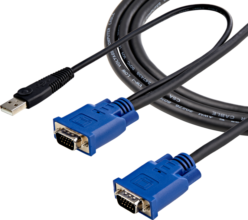 StarTech KVM Cable VGA USB 3m