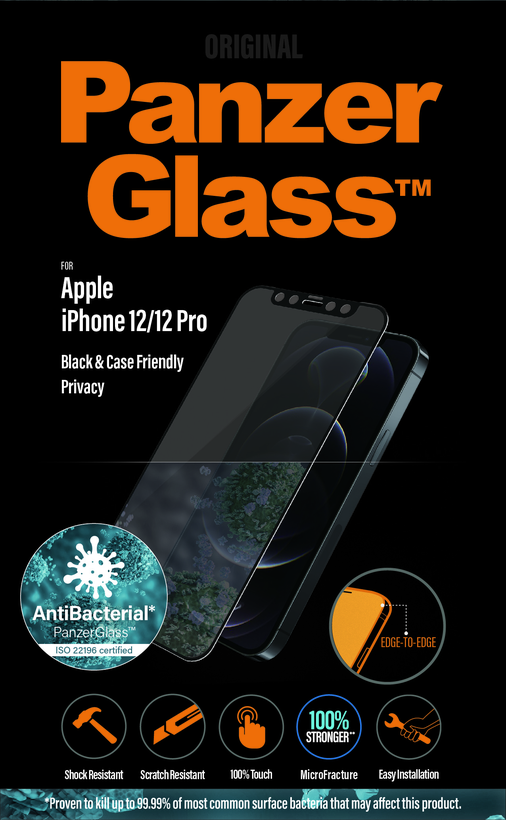 PanzerGlass CF iPhone 12/Pro Privacy Fil