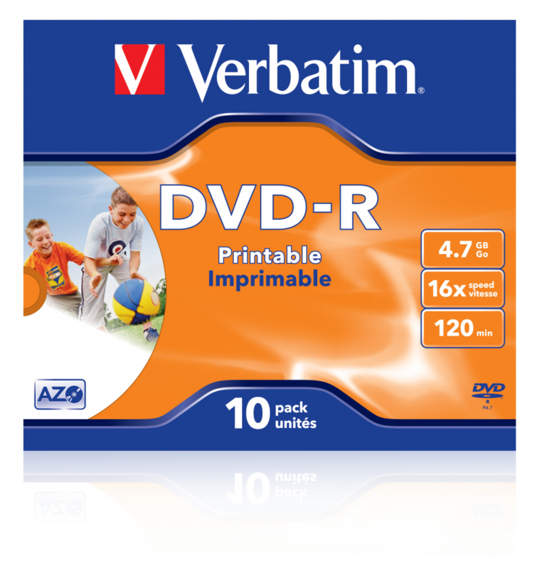 Verbatim DVD-R 4,7GB 16x Inkjet JC(10)
