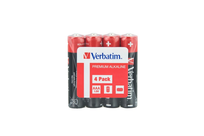 Pile alcaline Verbatim LR03, pack de 4