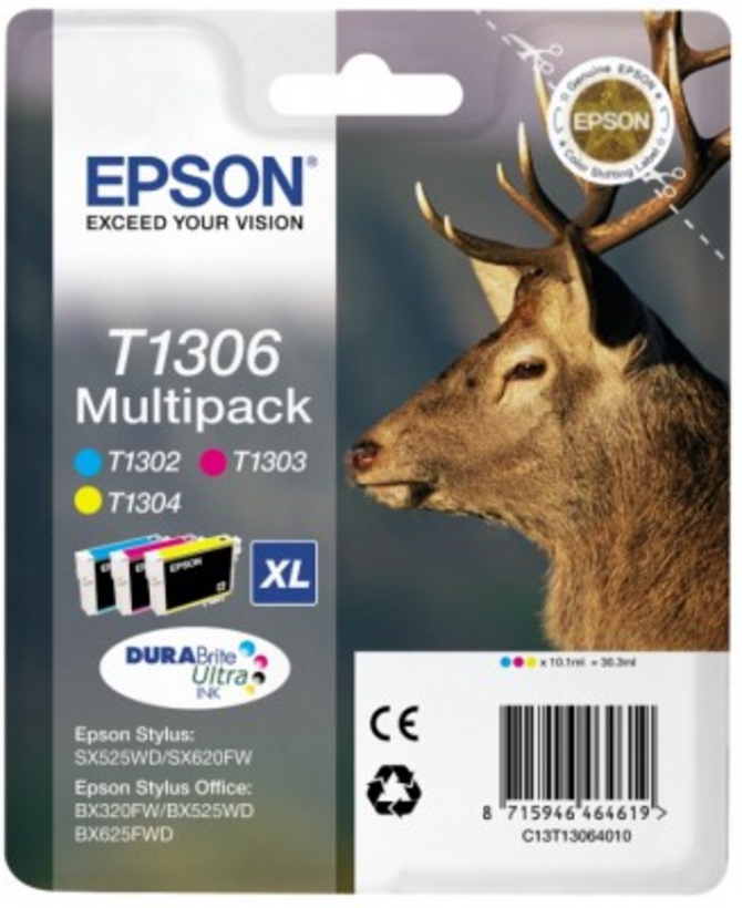 Inchiostro Epson T1306 XL multipack