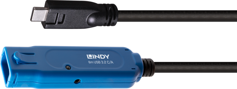 LINDY USB-C-A Active Extension Cable 8m