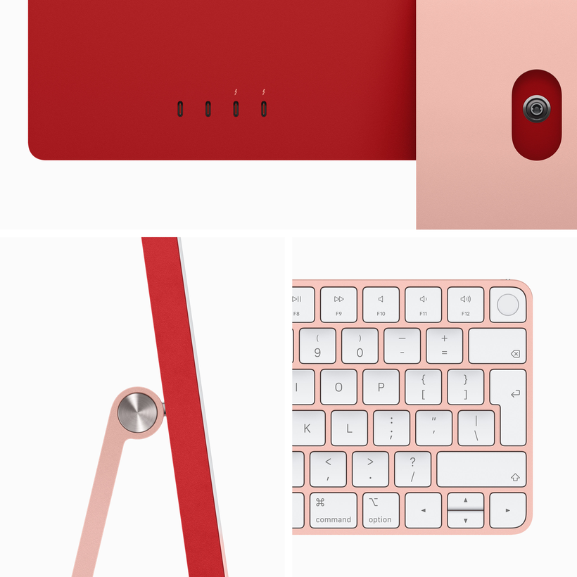Apple iMac M3 10 cœurs 8/512 Go, rose
