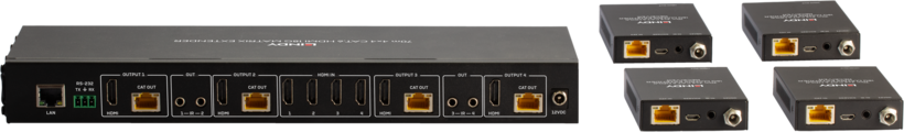 LINDY HDMI 4x4 Matrix Cat6 Extender 70m