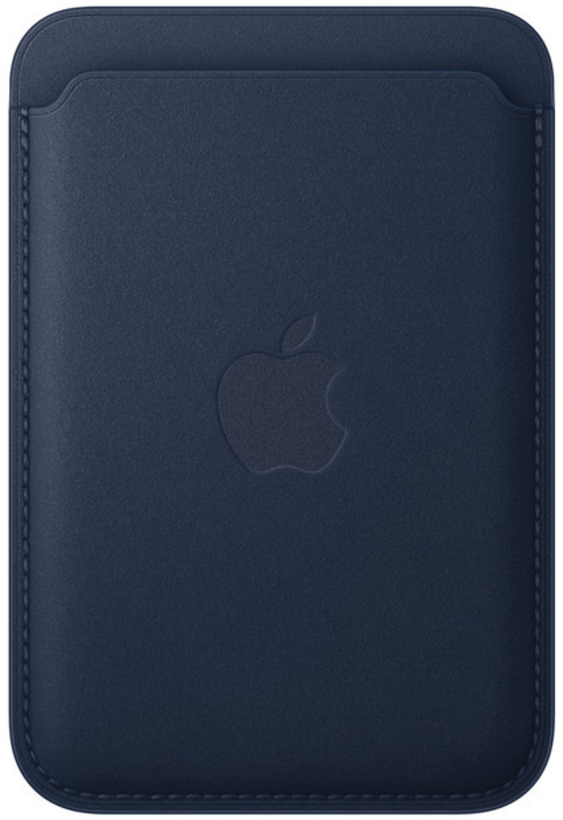 Porte-cartes tissage fin Apple iPh, bleu