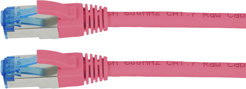 Patch Cable RJ45 S/STP Cat6a 3m Magenta