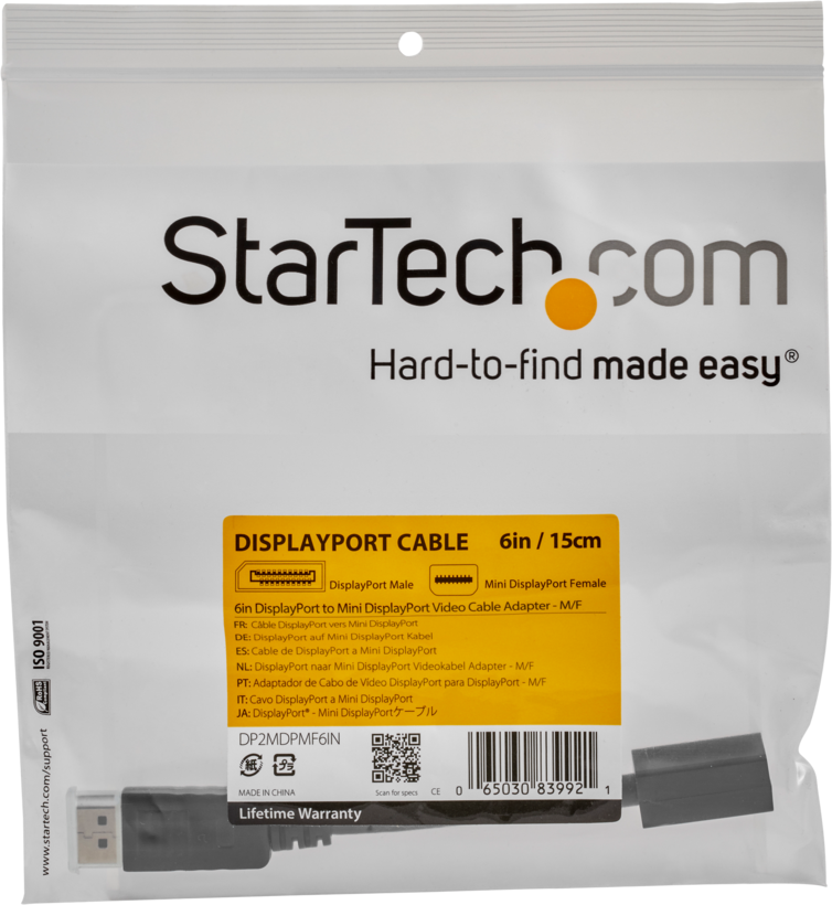 Adaptér StarTech DisplayPort - miniDP