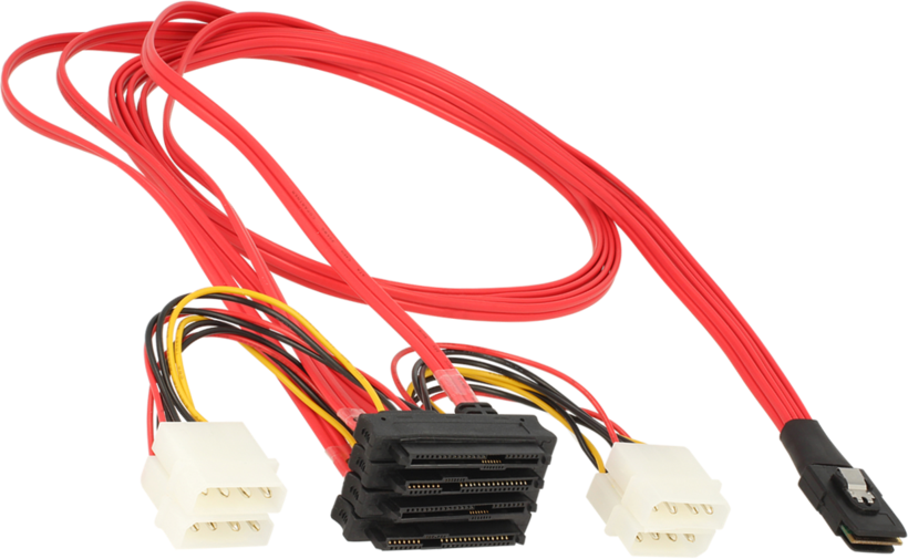 SAS Cable Int. SFF8087 - 4x SFF8482 1.0m